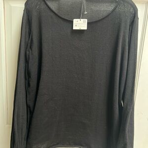 Zara Charcoal Knit Top